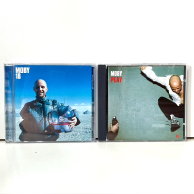 Moby 2 CD Music Album Collection 18 + Play 36 Great Original Hit Tracks