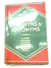 The Nuttall Dictonary of English Sy (G. Elgie Christ (Editor) - 1962) (ID:46594)