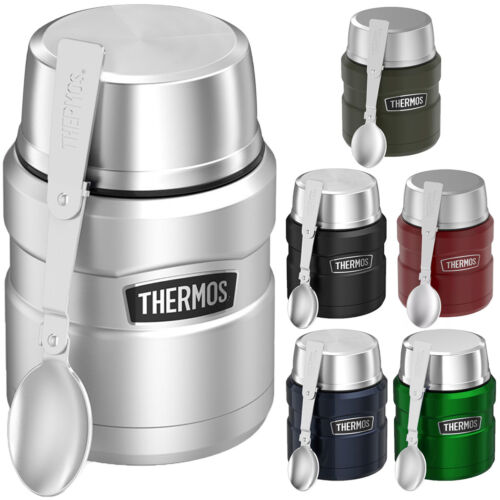 Thermos 16 oz Stainless King Vacuum Insulated Stainless Steel Food Jar Container - Picture 1 of 32