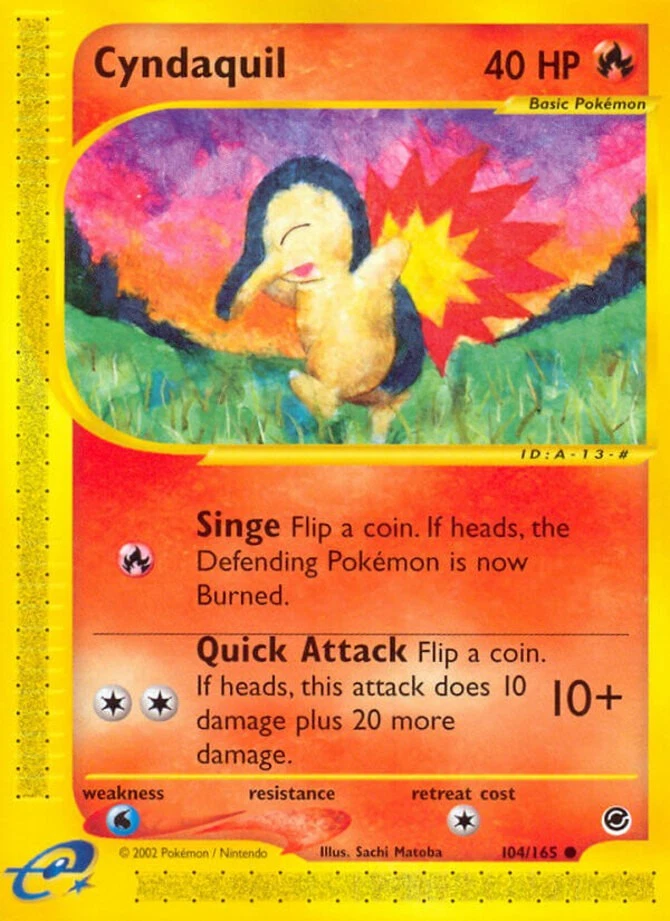 Cyndaquil 英語版 104/165 Cyndaquil 104/165 Expedition Base Set for sale | eBay