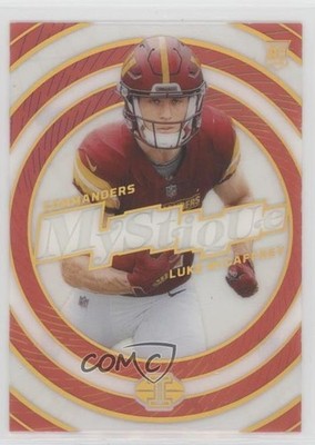 2024 Panini Illusions Mystique Red 190/199 Luke McCaffrey #30 Rookie RC 1bi0