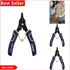 VISE-GRIP 6-1/2" Convertible Snap Ring Pliers for Internal/External Use