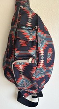 Kavu Rope Sling Bag Rare Navajo Aztec Pattern Hiking Backpack Great Pattern