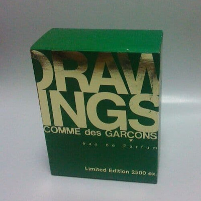 COMME des GARCONS DRAWINGS Limited to 2500 Eau de Parfum 50ml / 1.7 fl oz Unused