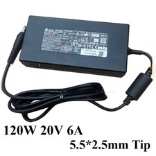 Genuine Delta 120W 20V 6A Charger ADP-120VH D 5.5 2.5mm AC Adapter Power Supply
