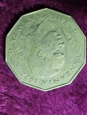 (H209-31) 1972 Tanzania 5 shillings coin (AF) 