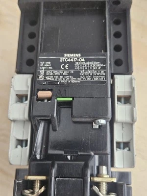 Siemens 3TC4417-0AB4 CONTACTOR, DC OPER, SIZE 2, 24V, 2NO+2NC — Electronics & PCBs
