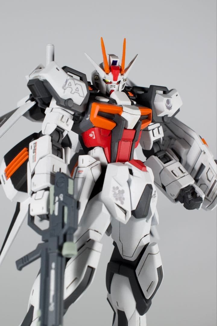 Assembled Hg 1/144 Aile Strike Gundam Ex Impulse Color Fully