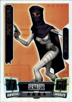 Force Attax Serie 2 236 - PADMÉ AMIDALA - Sentor - Die Republik - Force Meister