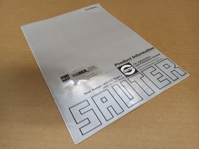Sauter Tool Turret  Head-Type  with Electric Drive, 0.5.320.0.. Brochure
