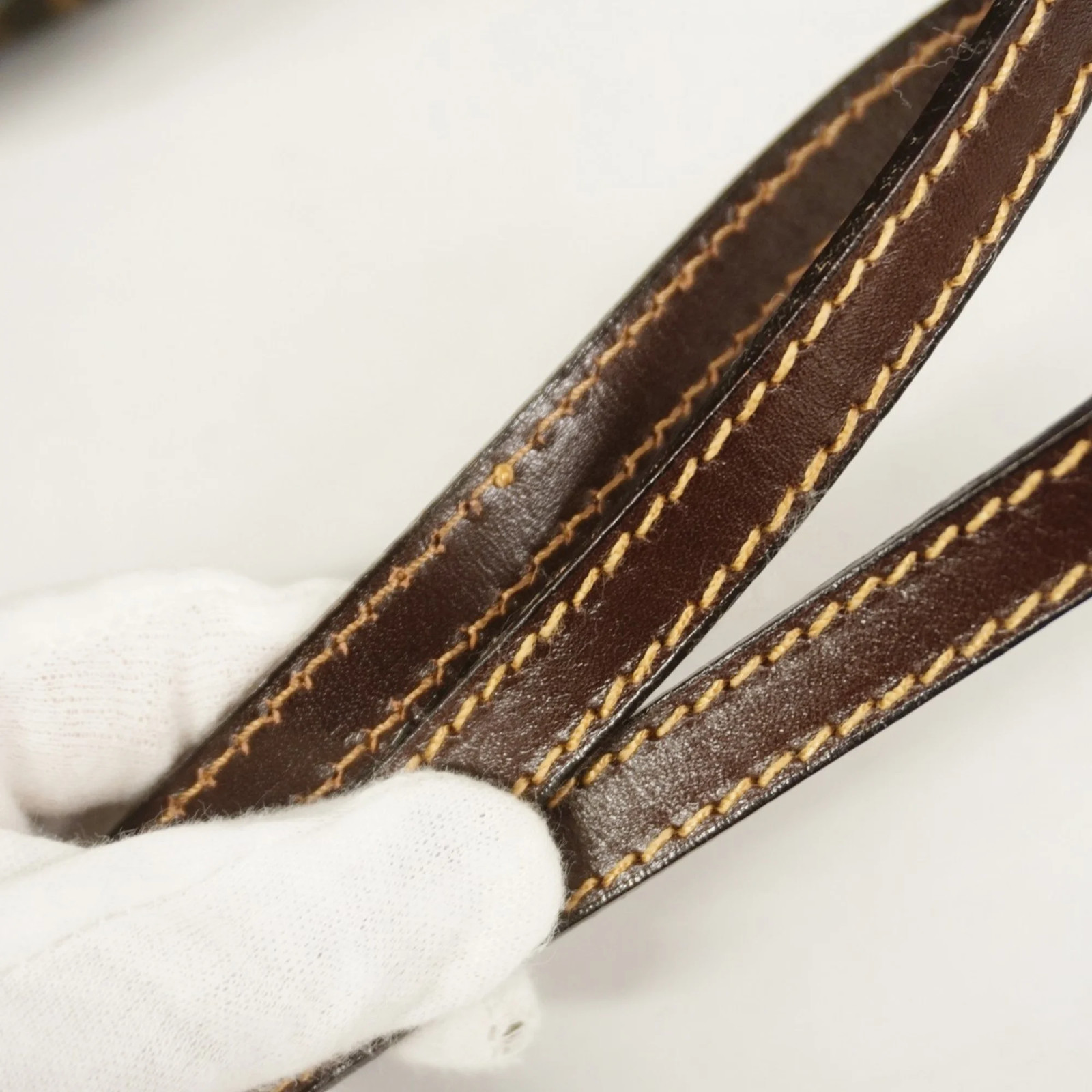 Fendi Zucca nylon canvas handbag, brown, 2-way bag for women GZl1fg3x thumbnail 12