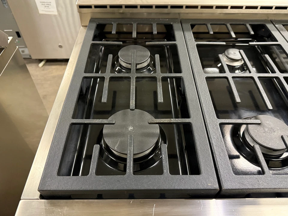 Estufa de gas JennAir JGRP436WP 36" acero inoxidable Foto 4 de 4