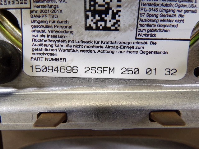 02-03 GMC Envoy Base Driver Volante Airbag Airbag OEM LKQ - Imagem 3 de 4