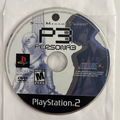 Shin Megami Tensei Persona 3 PS2 PlayStation 2 Disc Only No Box Or Manual