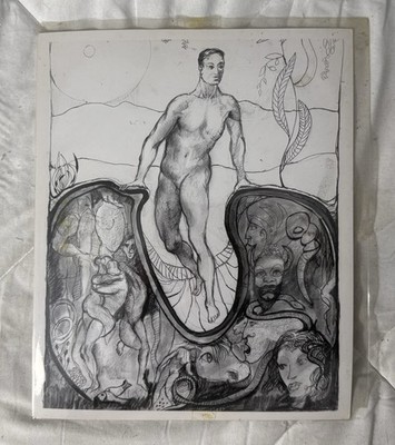 1960 Bound Thesis Graduate Roger Moore: Doctor and Artist w/19 Artist Prints.