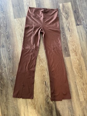 NWOT Athleta Women s Large/Tall Rust Elation Split Flare Pant