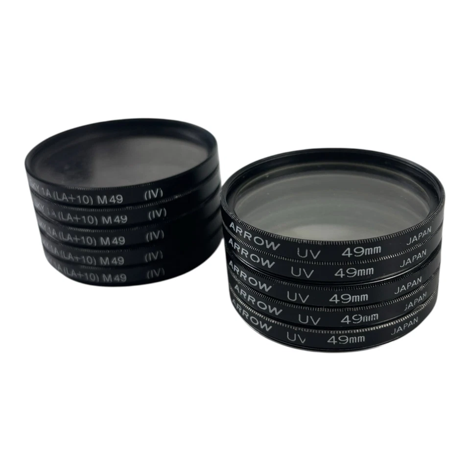 Hama Skyfilter SKY 1A (LA+10) M49 (IV) X 5 & Arrow UV 49mm Skyfilter X 5 - Image 4 of 4