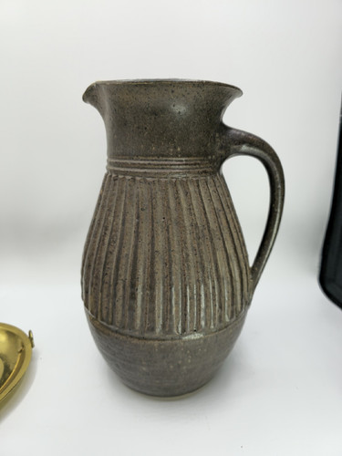 Brocca ceramica Charles Counts gres firmata 9,5 pollici - Foto 1 di 24