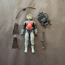 VTG 1985 HASBRO GI JOE COBRA EELS v1 FROGMAN FIGURE 100  COMPLETE TIGHT NM NM