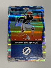 2025 UNO Elite Football Blue Foil #055 - Martin Emerson Jr. - Cleveland Browns