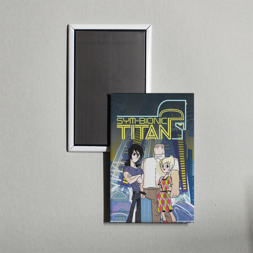 Sym-Bionic Titan Mini TV Show Poster Fridge Locker Magnet | eBay