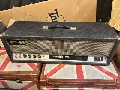 Sunn 2000S Vintage Electric Bass Amplifier Tube Head