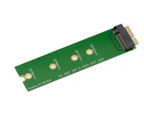 Adaptateur M2 pour Asus Zenbook UX21 UX31 UX51 (M.2 NGFF B Key SATA)
