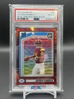 2024 Donruss Jayden Daniel’s Optic Preview Red Wave Rated Rookie PSA 10