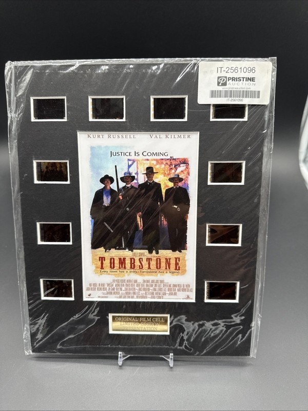 Tombstone.  35mm Film Cell In Wrap Pristine Auction COA
