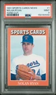 158180568 Nolan Ryan 1991 Sports Cards News #1 PSA 9