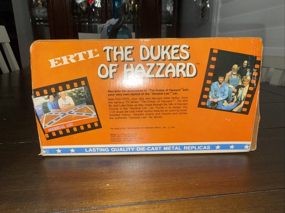 Dukes of Hazzard General Lee 1981 1/25 original en caja Foto 4 de 4