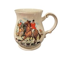 VTG Sadler Tankard Fox Hunt On Horses and Hounds Equestrian Ralph Lauren Style