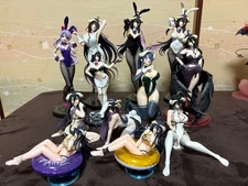 Overlord Albedo Bunny Girl Figure Set of 11 Plus 1 Authentic Collectible Japan