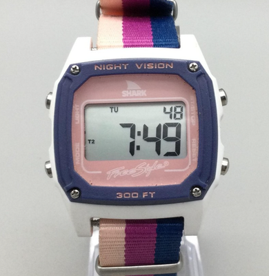 Freestyle Shark Night Vision Watch Unisex 40mm Digital Pink Blue 
