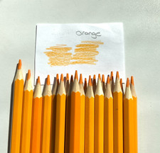 Full Size Wood Colouring Pencil - 10 Pack SAME colour - Pick Colour - 23 Options
