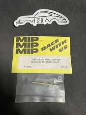 MIP Vintage RC Car Part # 1053 Golden Shock Shaft (1) for Traxxas Front