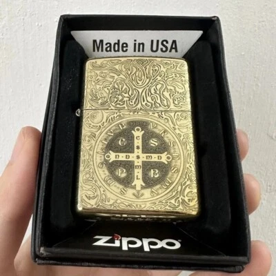 Cool Rare Limited Edition Zippo Lighter Constantine Carving Design - image 1 of 4