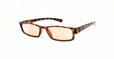 FOCUS ANTI-GLARE Computer Glasses Reduce Blue Light  Fatigue Tortoise Half-Eye