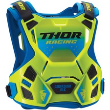 THOR MX Motocross Kids GUARDIAN MX Chest/Roost Guard (Flo Green) SM-MD