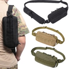 Outdoor Tactical Molle Waist Pack Military Crossbody Bags Belt Nylon Waist Bags