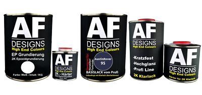 FÜR AustinRover 95 Aconite 3.7L Autolack SET 2K Epoxid Grundierung Klarlack