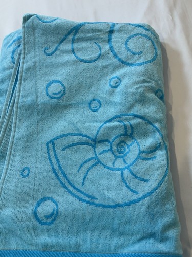 Disney Princess Little Mermaid Ariel Beach Towel 100% Cotton 34x63” Embroidered - Picture 10 of 10
