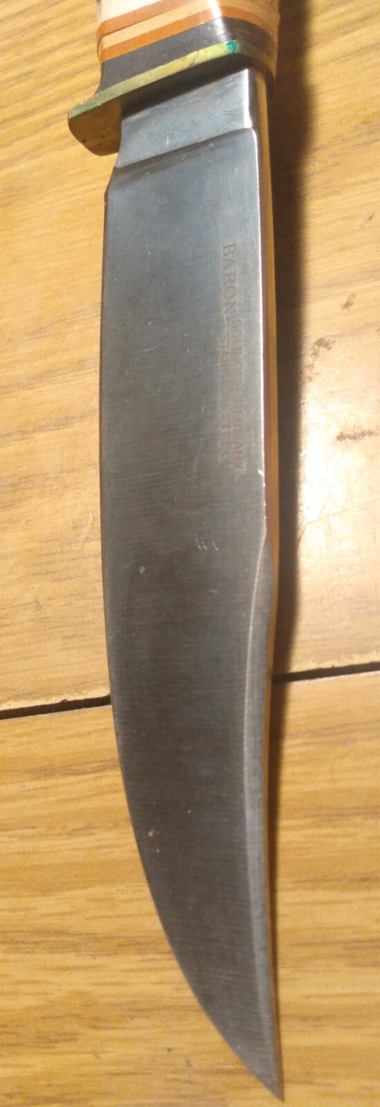 VINTAGE BARON SOLINGEN GERMANY FIXED BLADE HUNTING KNIFE STAG HANDLE eBay