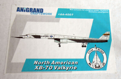 Modellbau 1/144 Anigrand Ref. AA-4007 North American XB 70 Valkyrie. Ohne Rapier.
