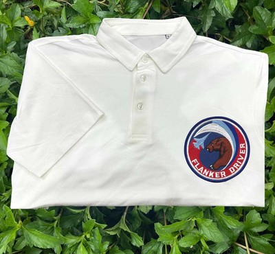 Sukhoi su 30c flanker 2 seat supermaneuverable fighter polo shirt