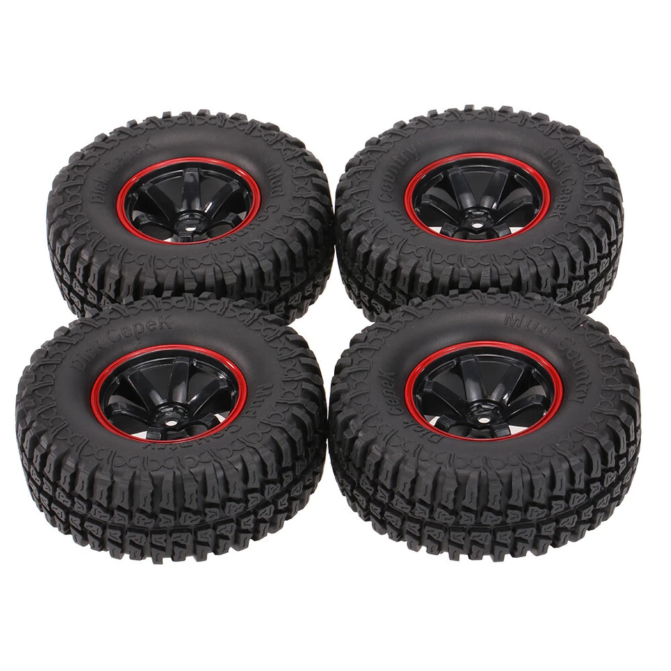 4Pcs AUSTAR AX-3020B 1.9 Inch 103mm 1/10 Scale  Tires  with Wheel  C3A8 - Image 2 of 4