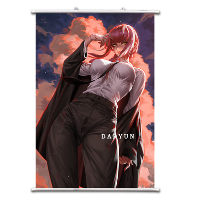 Anime chainsaw man power Wall Scroll Poster free shipping（24''X 35'' ）