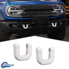 Front Bumper Track Tow Hook Trailer Trim Cover Shell Guard For Ford Bronco 2021+