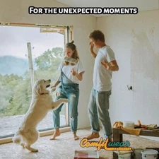 COMFITWEAR Heavy Duty Drop Cloth for Painting Slip Resistant Leak Resistant