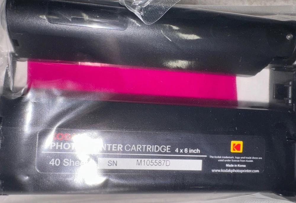 Kodak Dock Plus & Dock Photo Printer Cartridge PHC-120 Refill & Photo Sheets